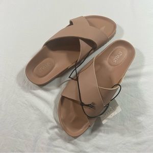 Stylus Sandals Slides Woman’s 9.5 Slides Blush Sandals NWT summer Slides shoes